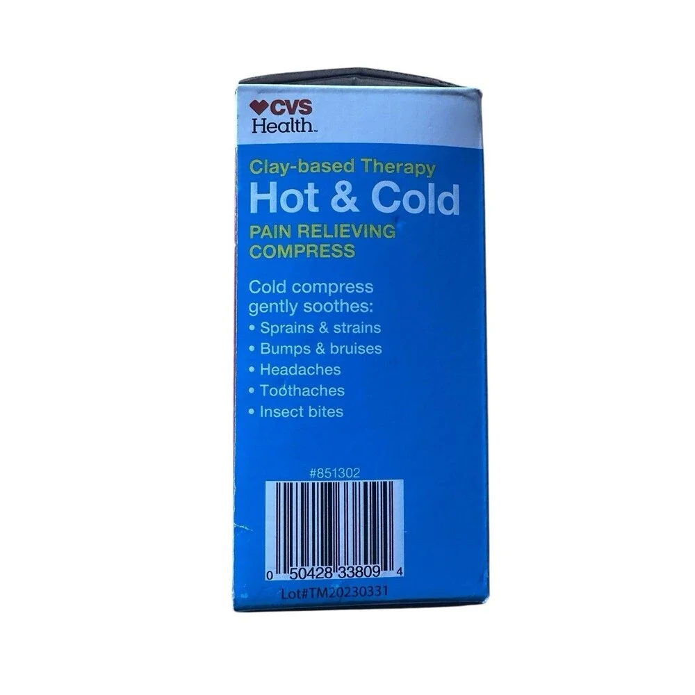 CVS Health Clay  Based Theraputic Hot & Cold Pain Relieving Compress Back & Body